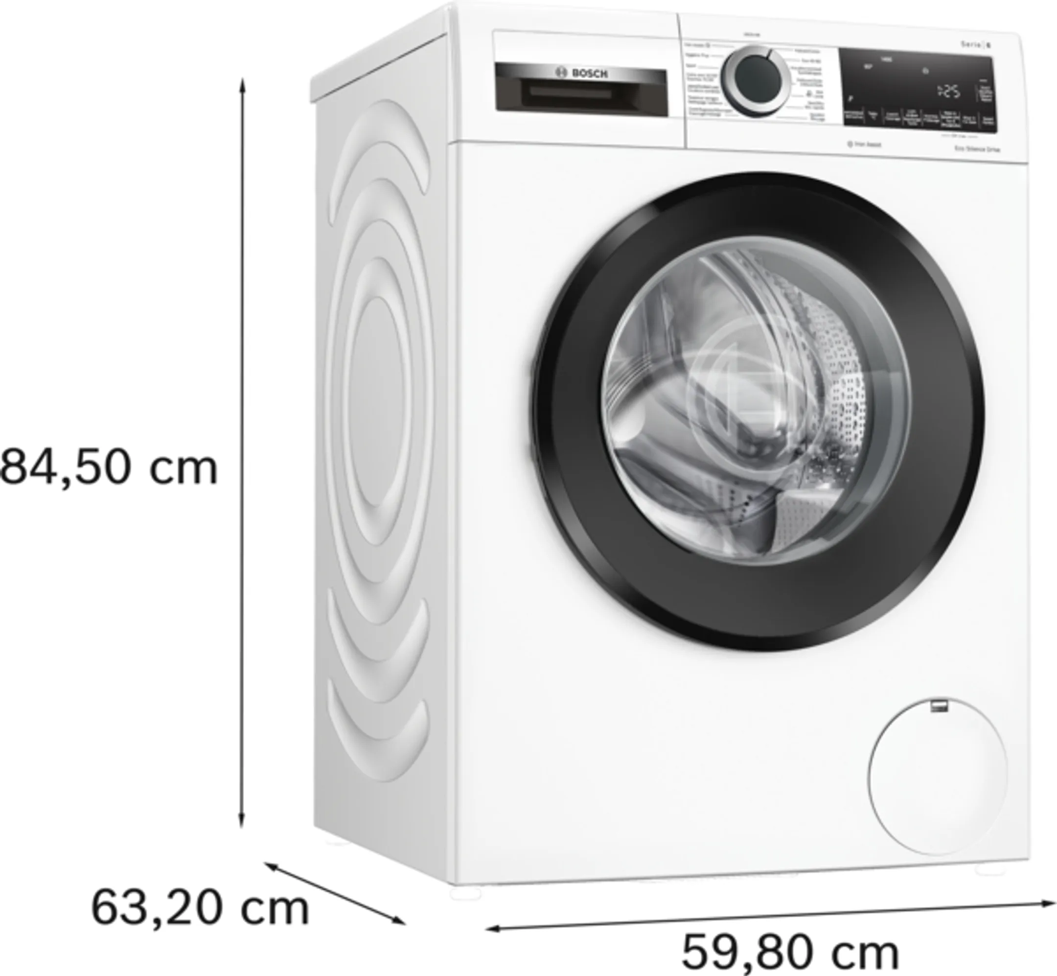 Bosch Wasmachine WGG244ZPFG Serie 6 Iron Assist 9 kg