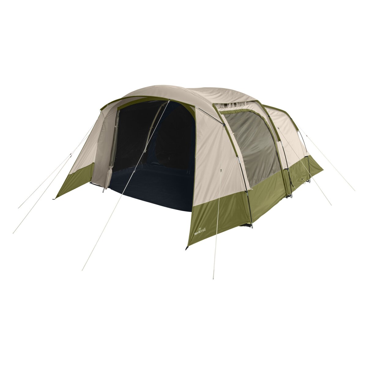 Rocktrail Verdunkeltes Familien-Campingzelt, mit 2 Kabinen, für 5 Personen - B-Ware sehr gut