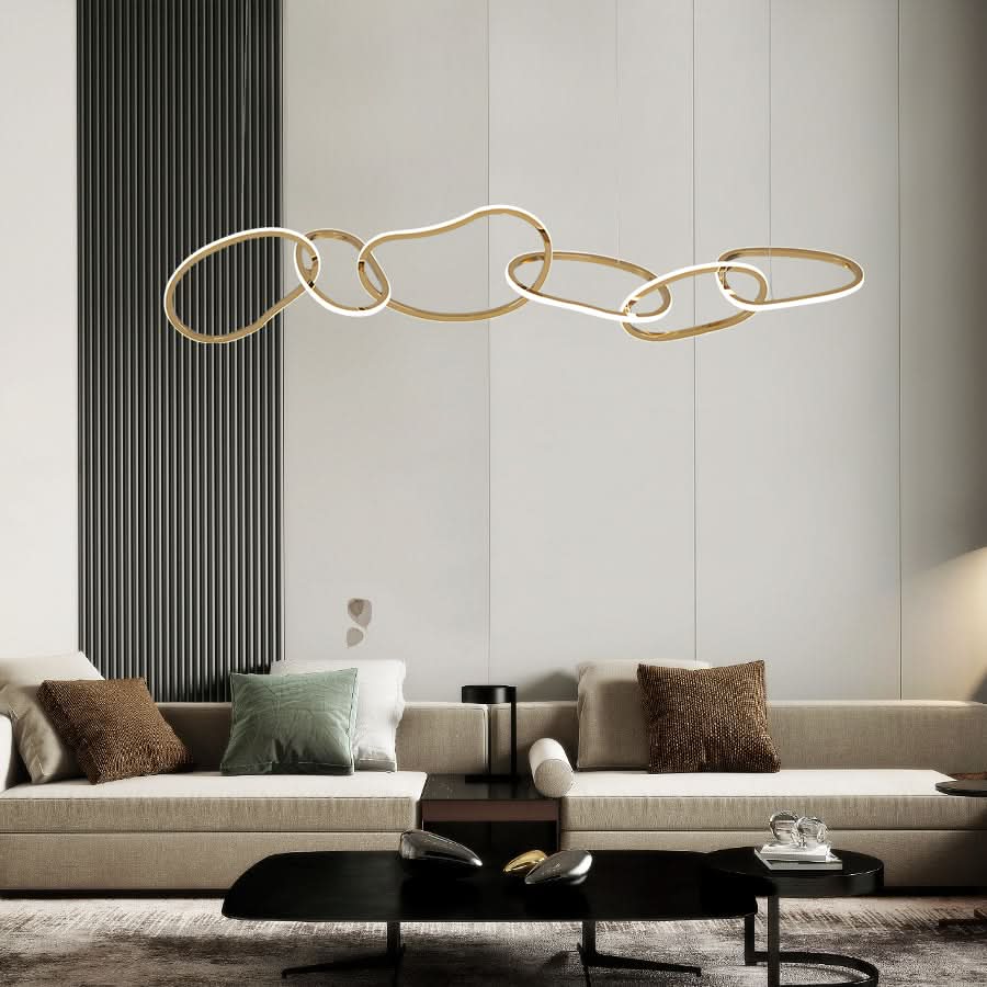 Modern Oval Chandelier