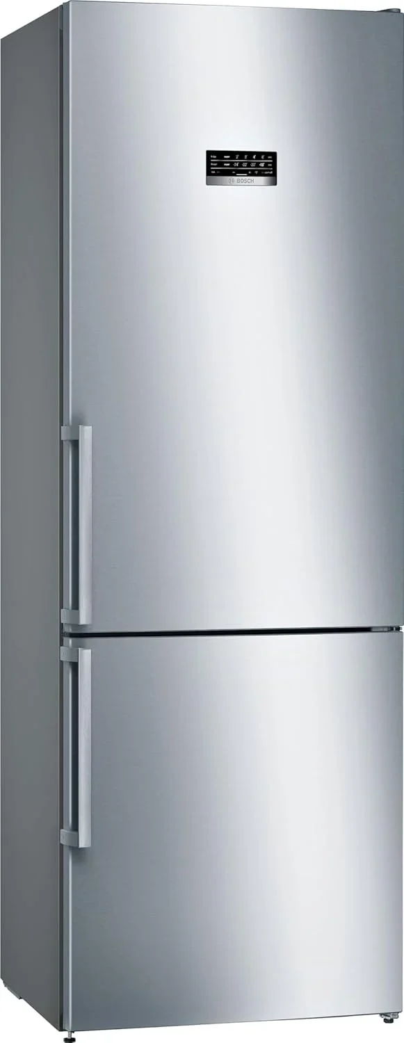 2026 Bosch Serie 4 - Frigorífico combinado, NoFrost, alto 203 x ancho 70 cm, 438 L, Tecnología VitaFresh, Blanco - KGN49XIDQ