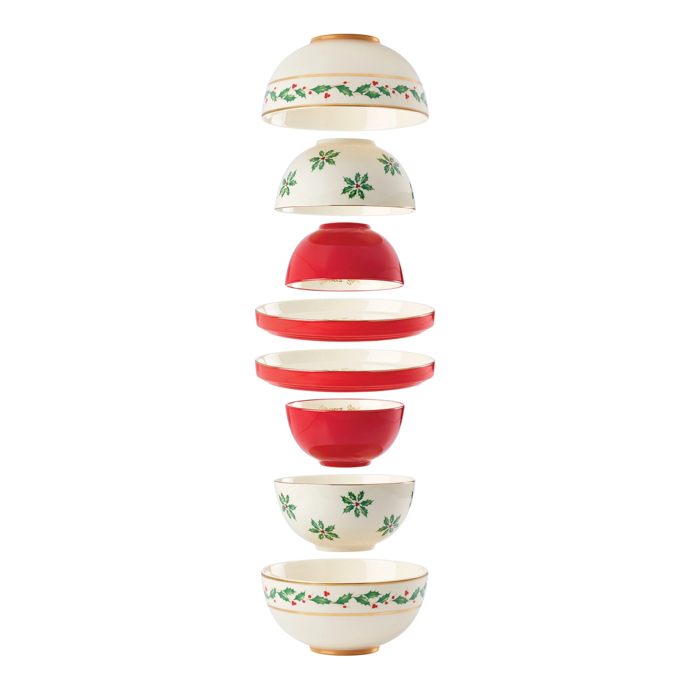 Holiday Luna Nesting Dinnerware Set