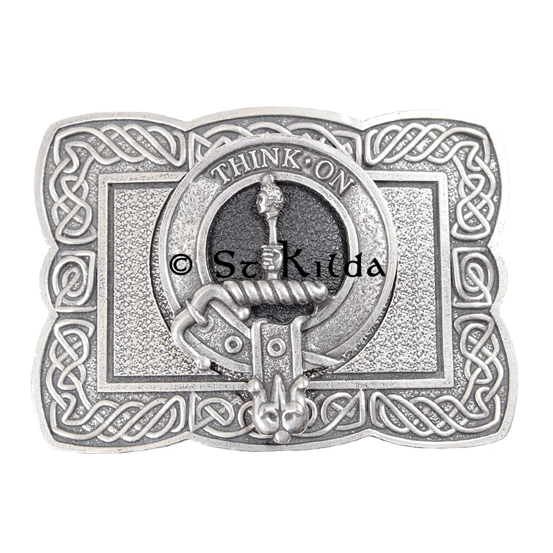 Clan Crest Belt Buckle - MacLellan