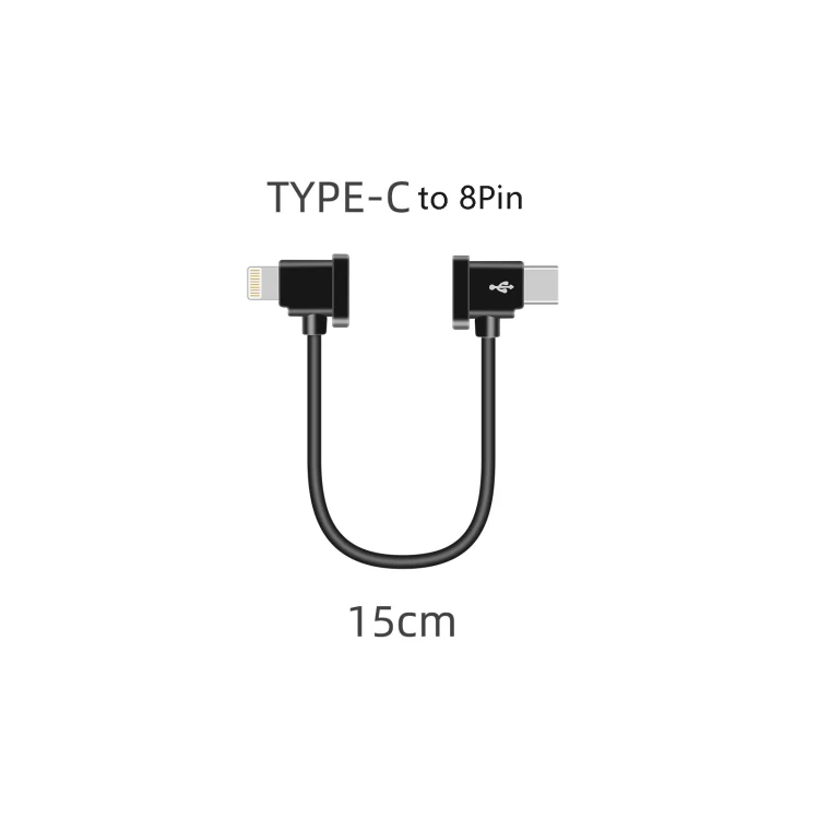 Sunnylife TY-X9304 Suitable For DJI Mavic Air 2S / DJI FPV Flight Glasses V2 / Mavic Mini2 / Osmo Pocket 2 Mobile Phone Tablet Cable, 15cm Type-C to 8 Pin Cable, 15cm Type-C to Micro USB  Cable, 15cm Type-C to Type-C Cable, 30cm Type-C to 8 Pin Cable