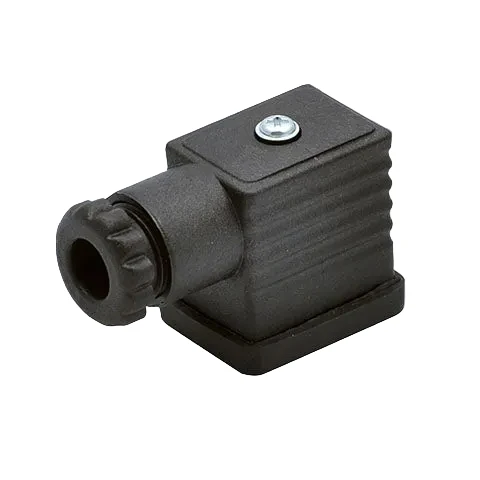 Metalwork - W0970510011 Standard Black Connector Plug 22mm