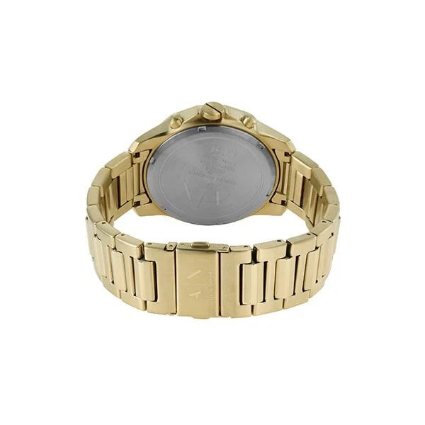Armani Exchange All Gold Chronograph Grey Dial Men's Watch - AX1721