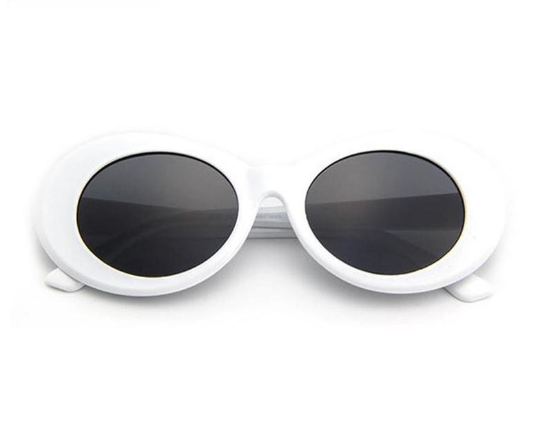 Clout Glasses | Kurt Cobain Glasses | Kurt Cobain Sunglasses 12 PACK White