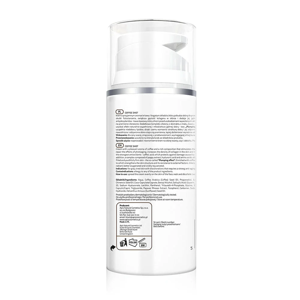 Apis Coffee Shot Anti?Ageing Face Cream with Caffeic Acid | 100?ml