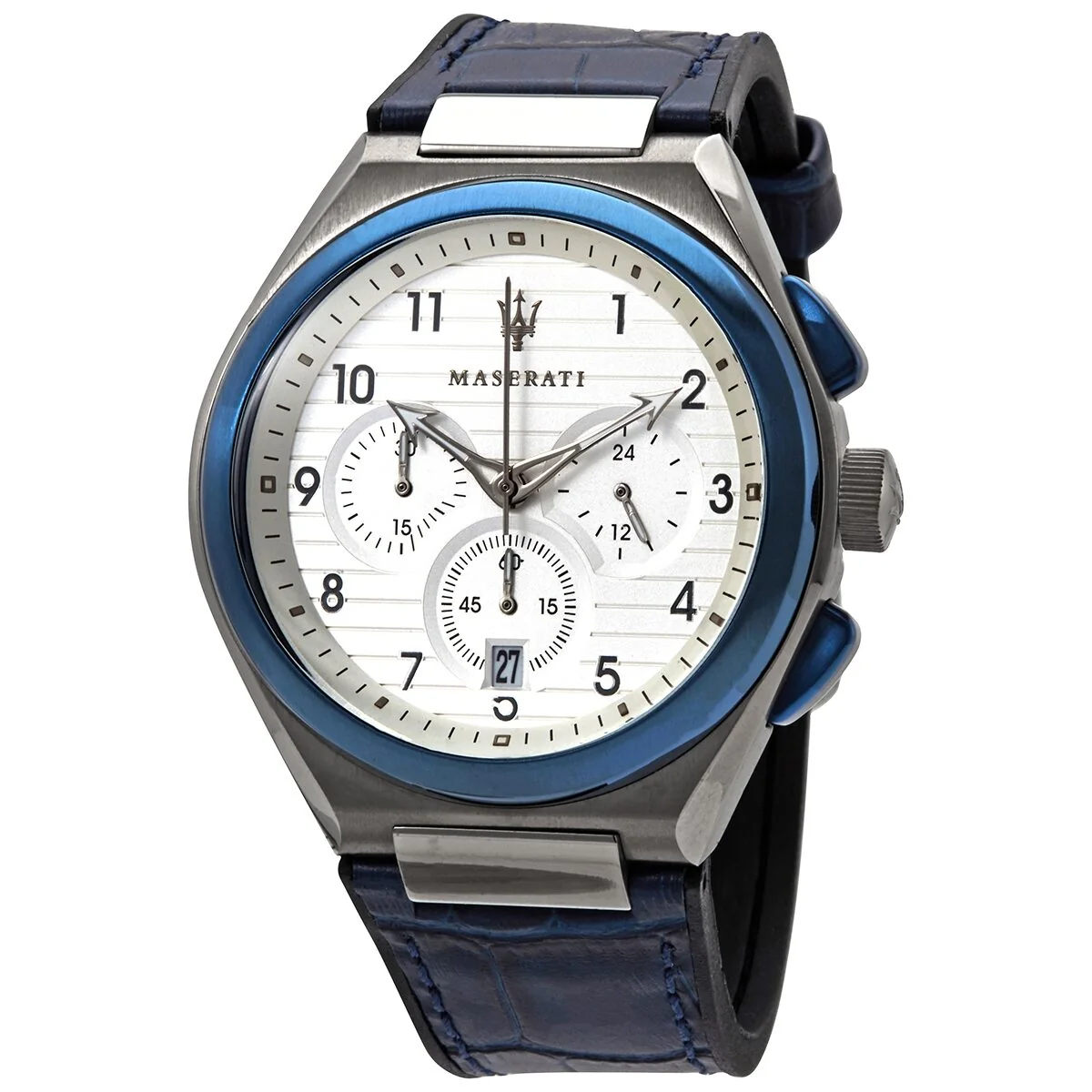 Maserati Triconic Chronograph Quartz White Dial Men's Watch R8871639001