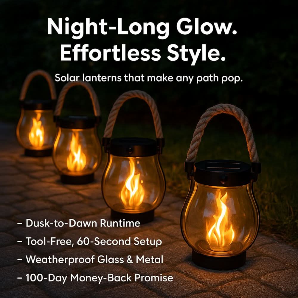 Iluminating? �C Solar-Powered Outdoor Lantern Lights