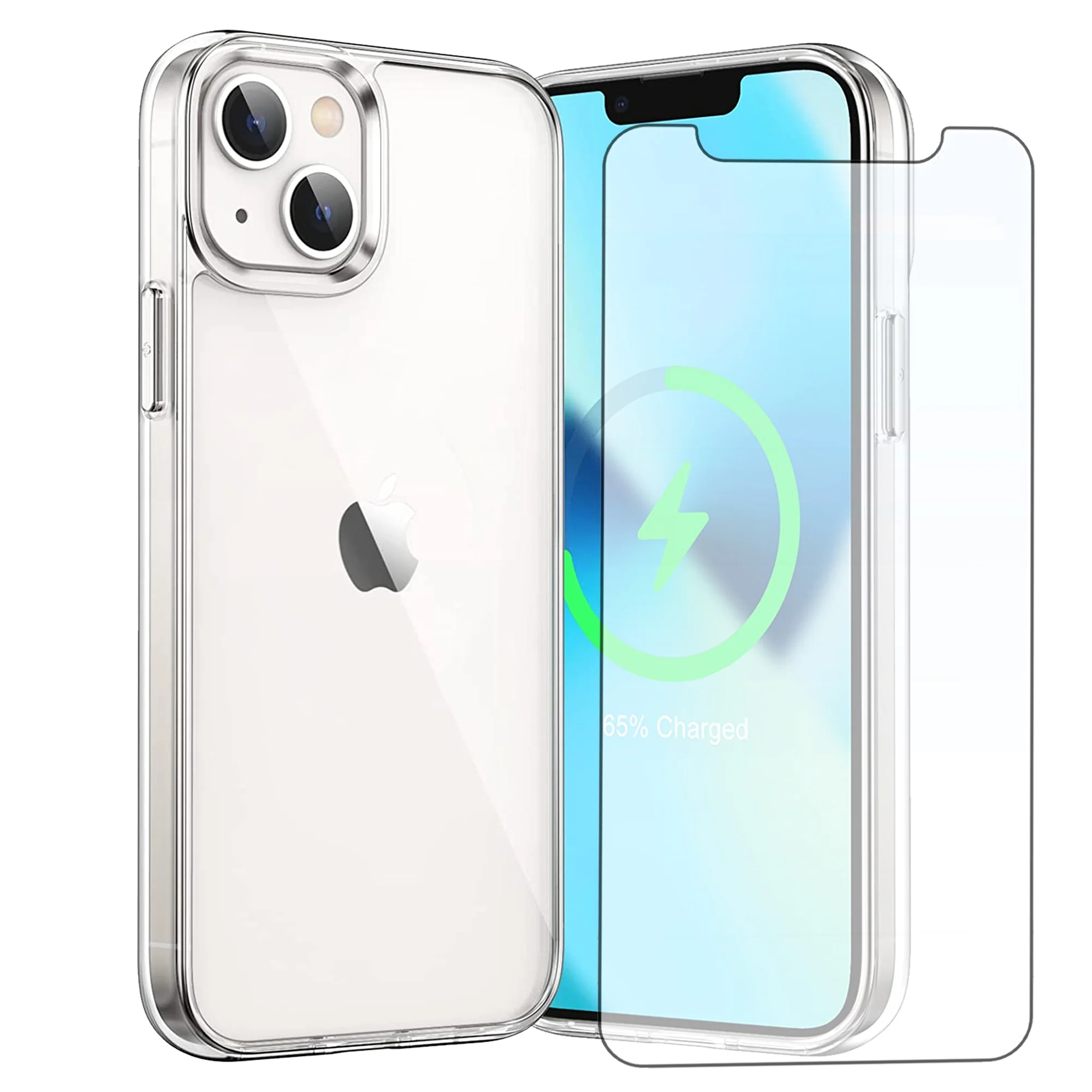 Transparente H��lle f��r iPhone mit Displayschutz