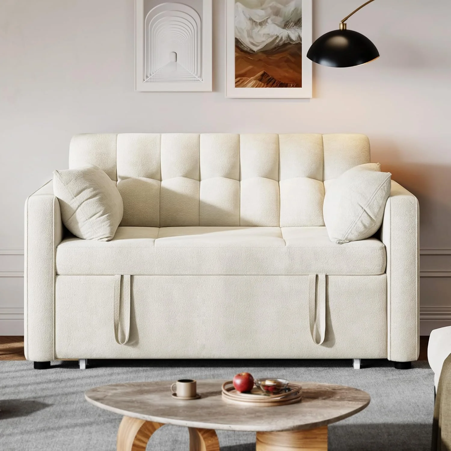 DWVO 3-in-1 Convertible Sofa Bed, 55