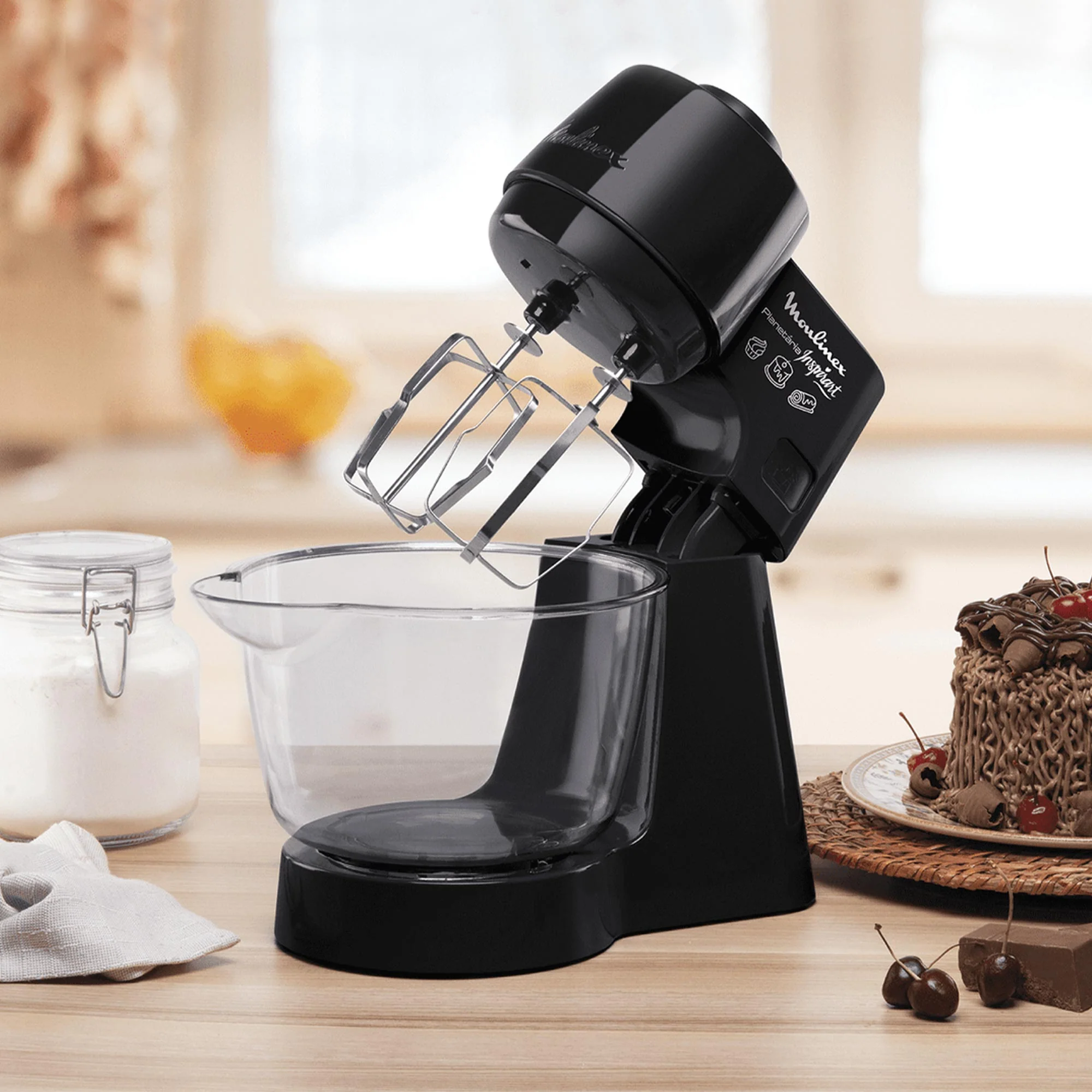 2025 Batidora Pedestal Planetaria Inspirart 500W 3.2LT Moulinex