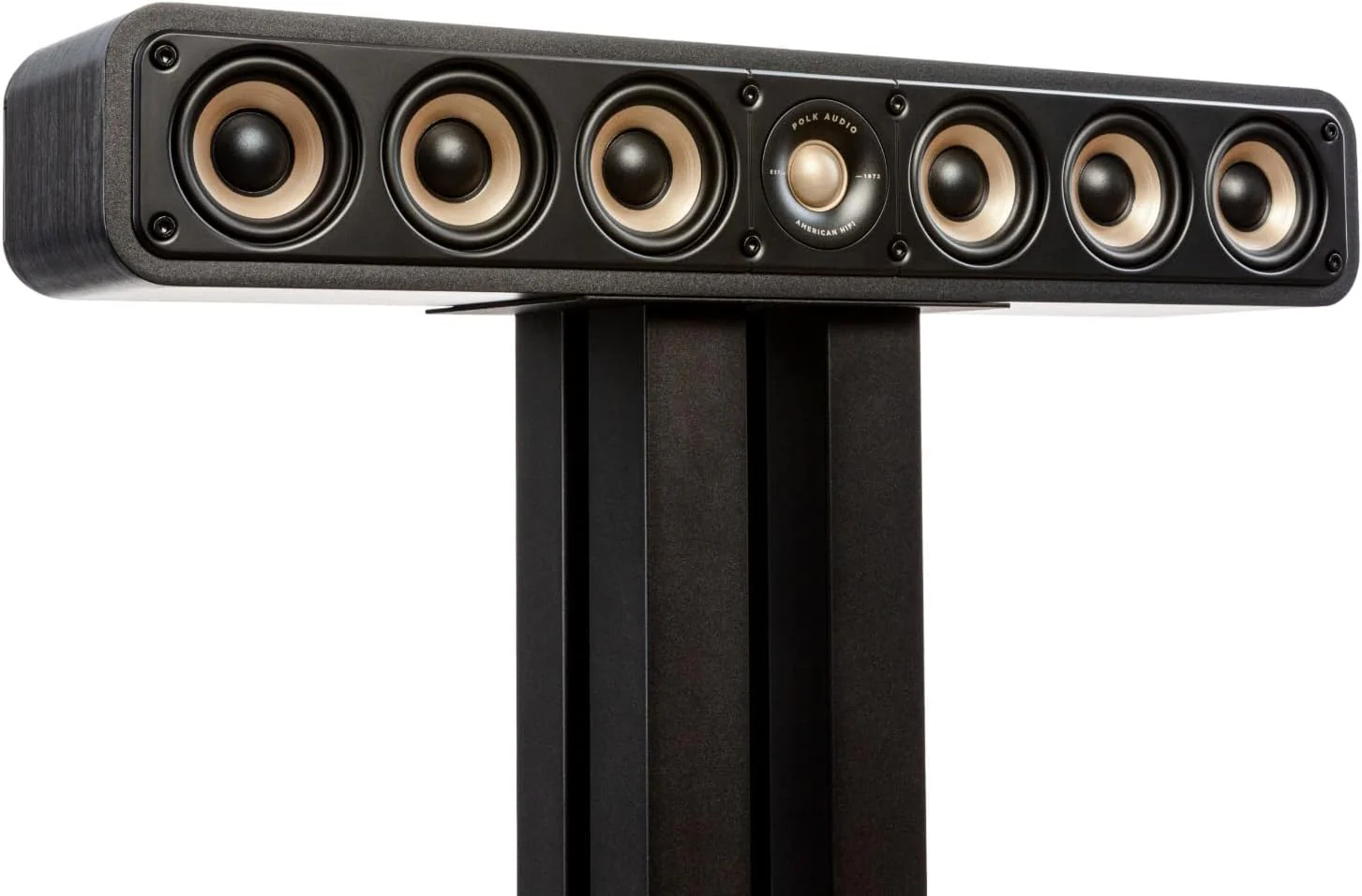 Polk Audio SIGS35CELWT Signature Elite ES35 middenluidspreker, slanke, hogeresolutie middenluidspreker, Hi-Res-gecertificeerd, Dolby Atmos- en DTS:X-compatibel, wit