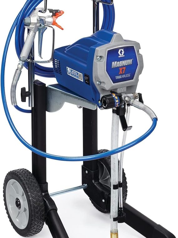 Graco Magnum 262805 X7 Cart Airless Paint Sprayer, Gray – Magnum X7 Airless Paint Sprayer