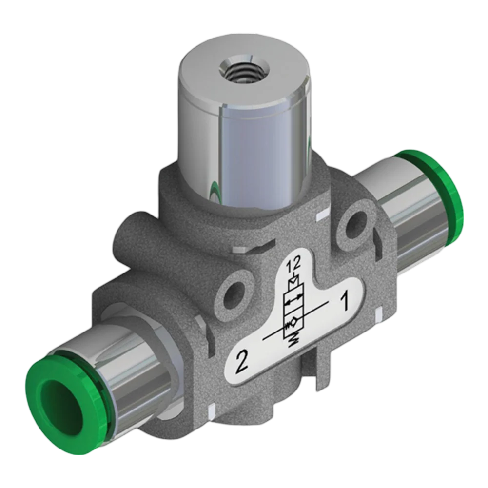 Pneumax 551.132.D6.D6.XX Inline Blocking Valve Bidir 6mm - 6mm