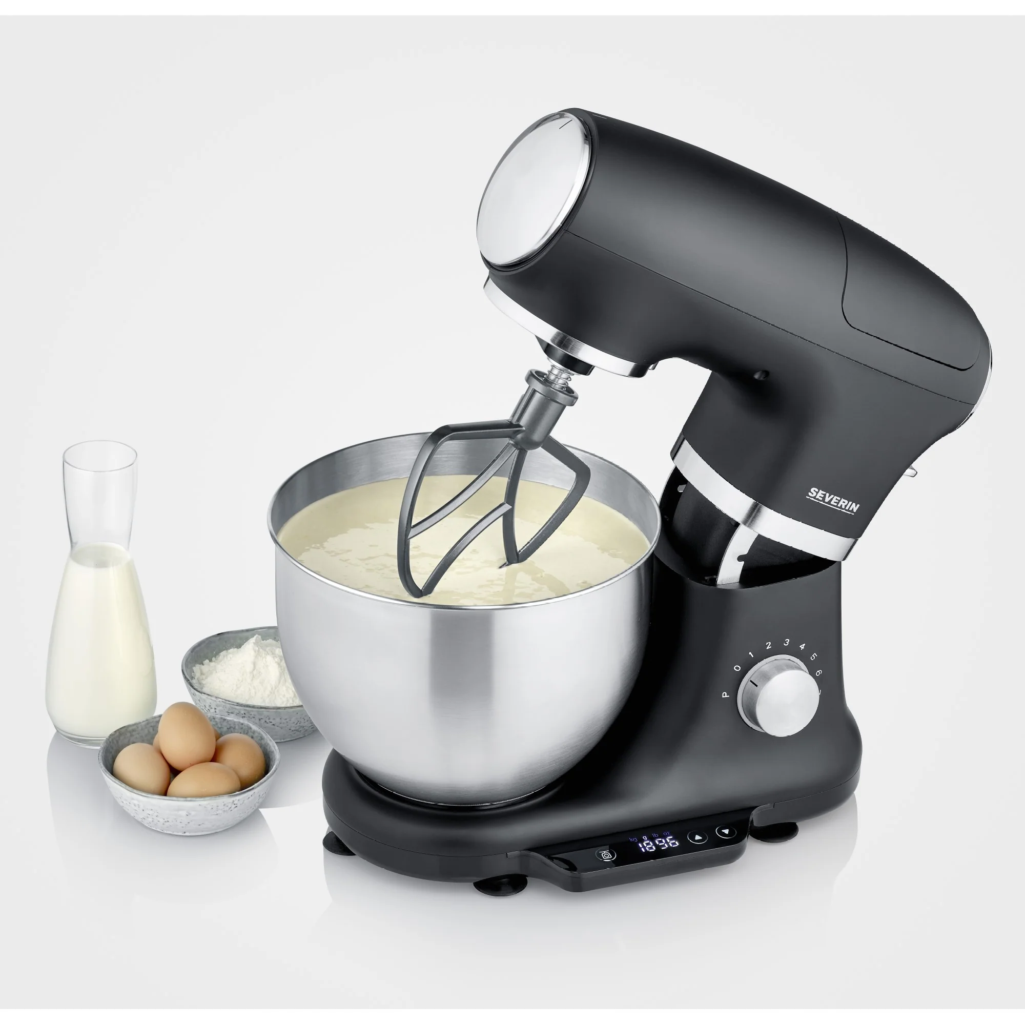 Severin Küchenmaschine KM3898 mit Waage und Timer