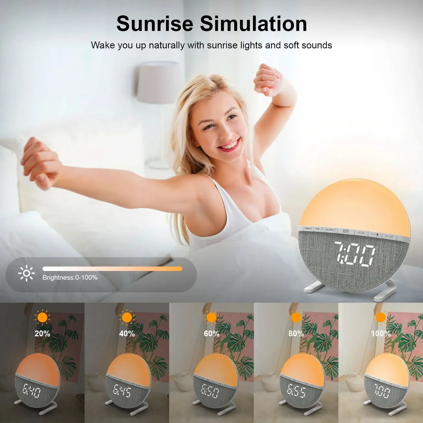Dreamy Sunrise Alarm Clock