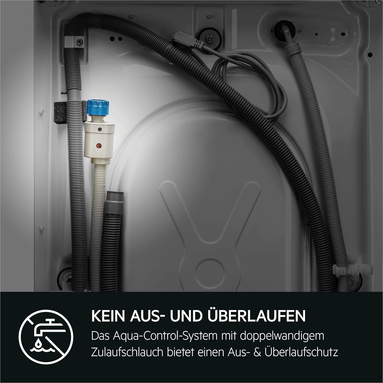 AEG L7WBA60680 Waschtrockner / DualSense - schonende Pflege / 8 kg Waschen / 5 kg Trocknen / D / energiesparend / Mengenautomatik / Nachlegefunktion / ProSteam - Auffrischfunktion / 1600 U/min