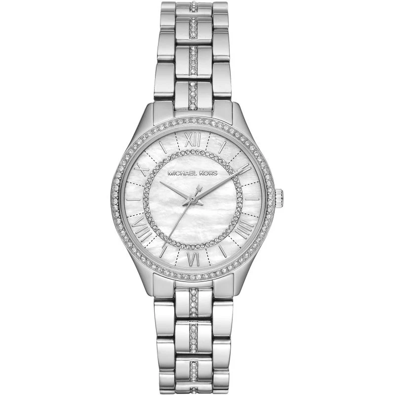 Michael Kors Lauryn Pavé White MOP Dial Women's Watch - MK3900