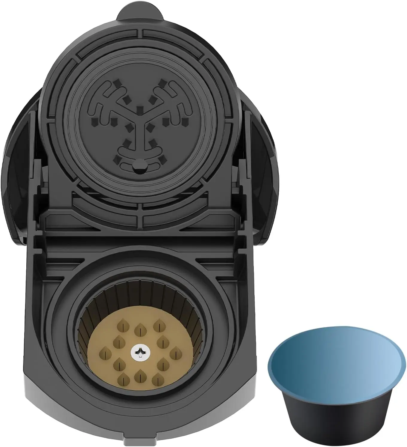 Cafetera KOTLIE Accesorios para de Cápsulas Multifunción EM-308A/B sólo para L*VAZZA A MODO MIO Cápsulas, negro