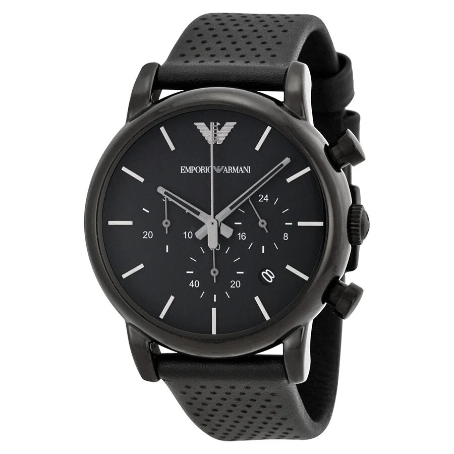 Emporio Armani Classic Chronograph Black Dial Men's Watch AR1737