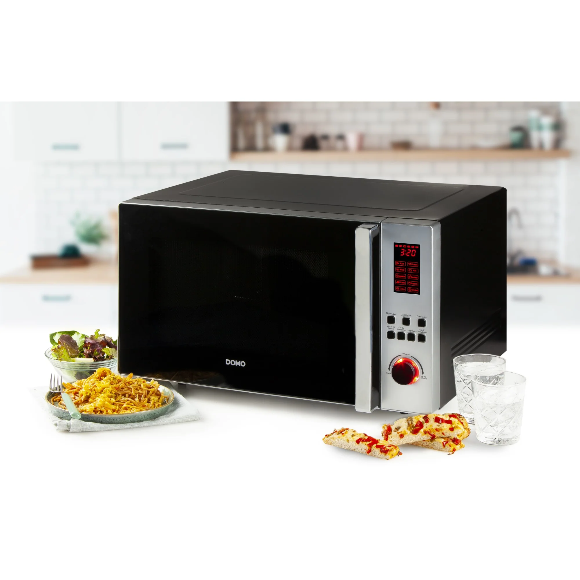 Domo Mikrowelle 3in1, DO24201Cm XXXL 42 Liter