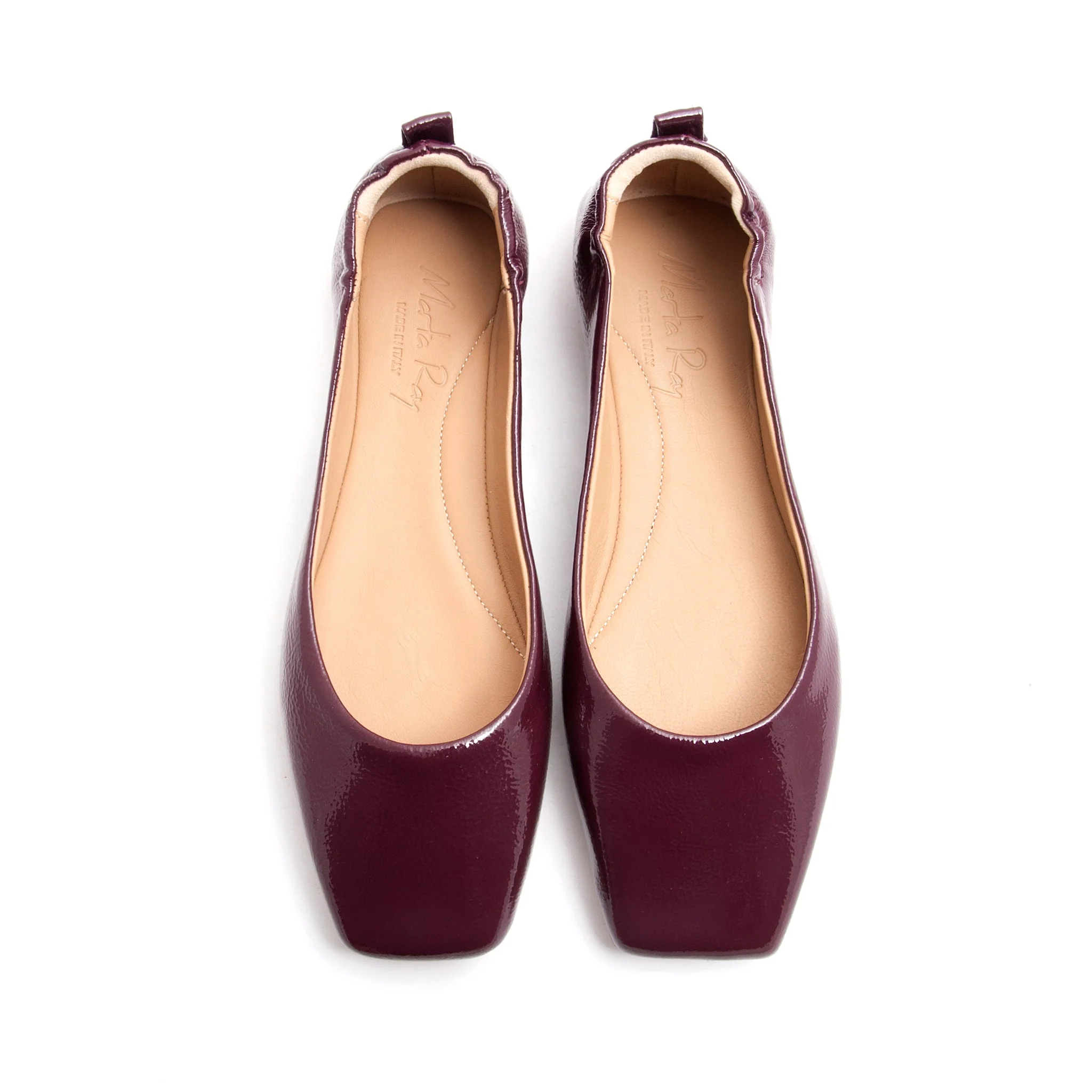 Ballerina sacchetto quadrata naplak viola