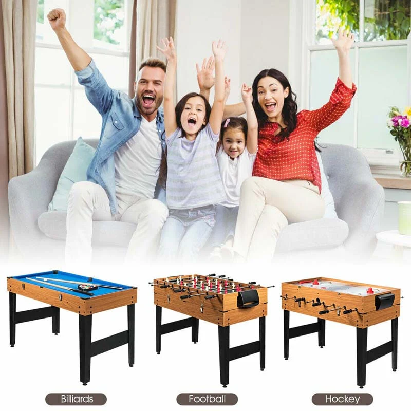 Eletriclife 48 Inch 3-in-1 Combo Game Table