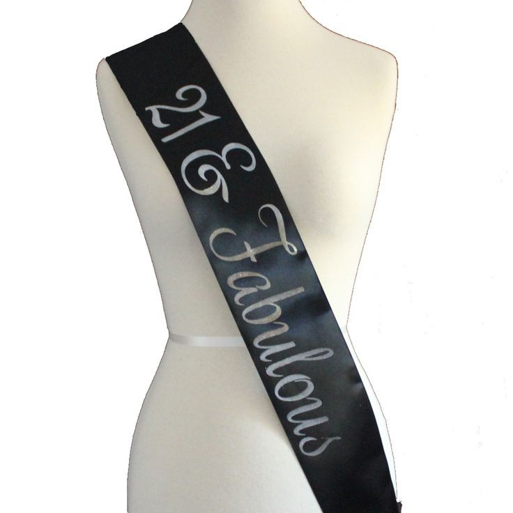21st Birthday Sash | 21st Birthday Sashes |  For Birthday Parties Satin Quality  60