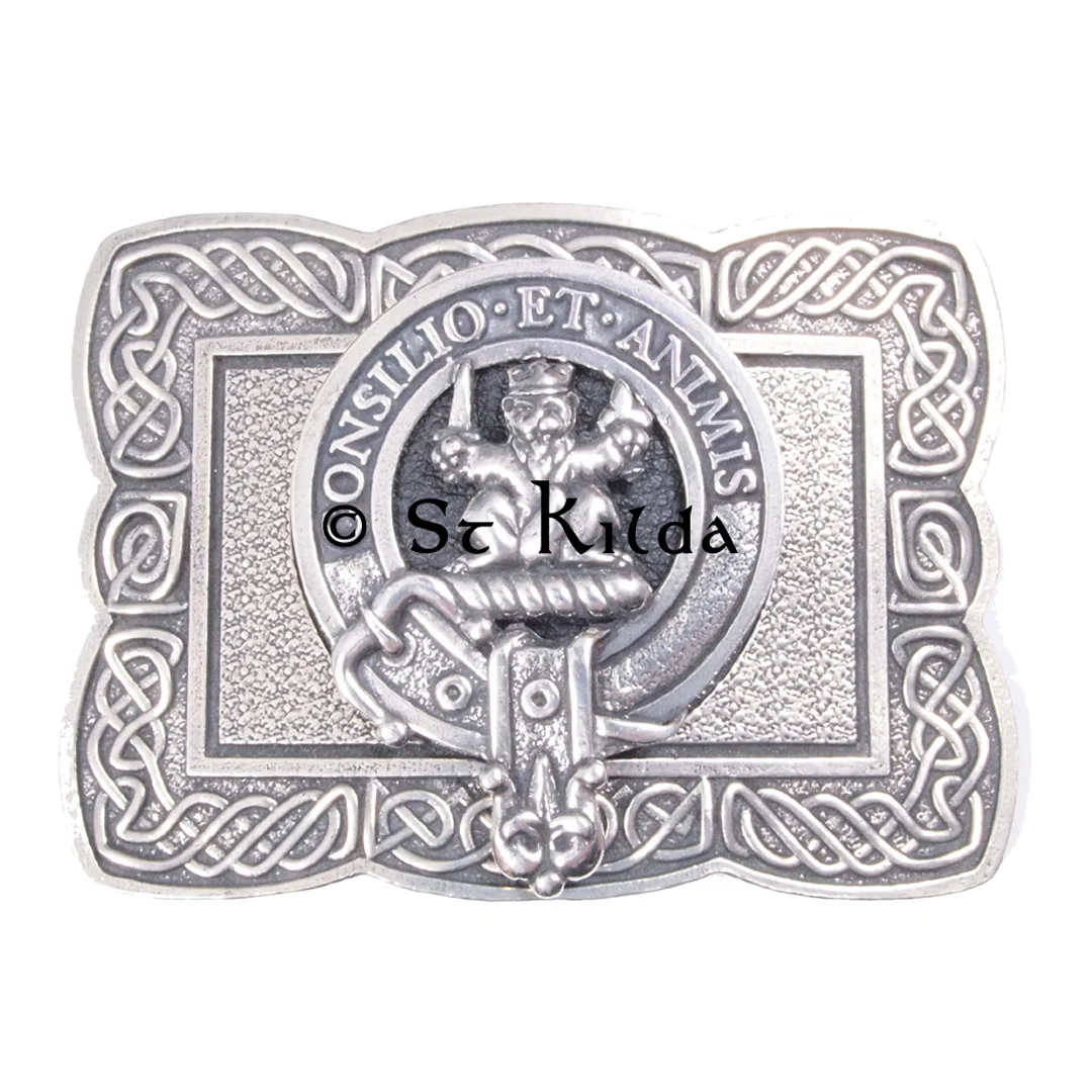 Clan Crest Belt Buckle - Maitland