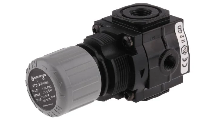 Norgren V72G-2GK-NMN, Excelon pressure relief valve, G1/4, 0.3-10 bar, without gauge