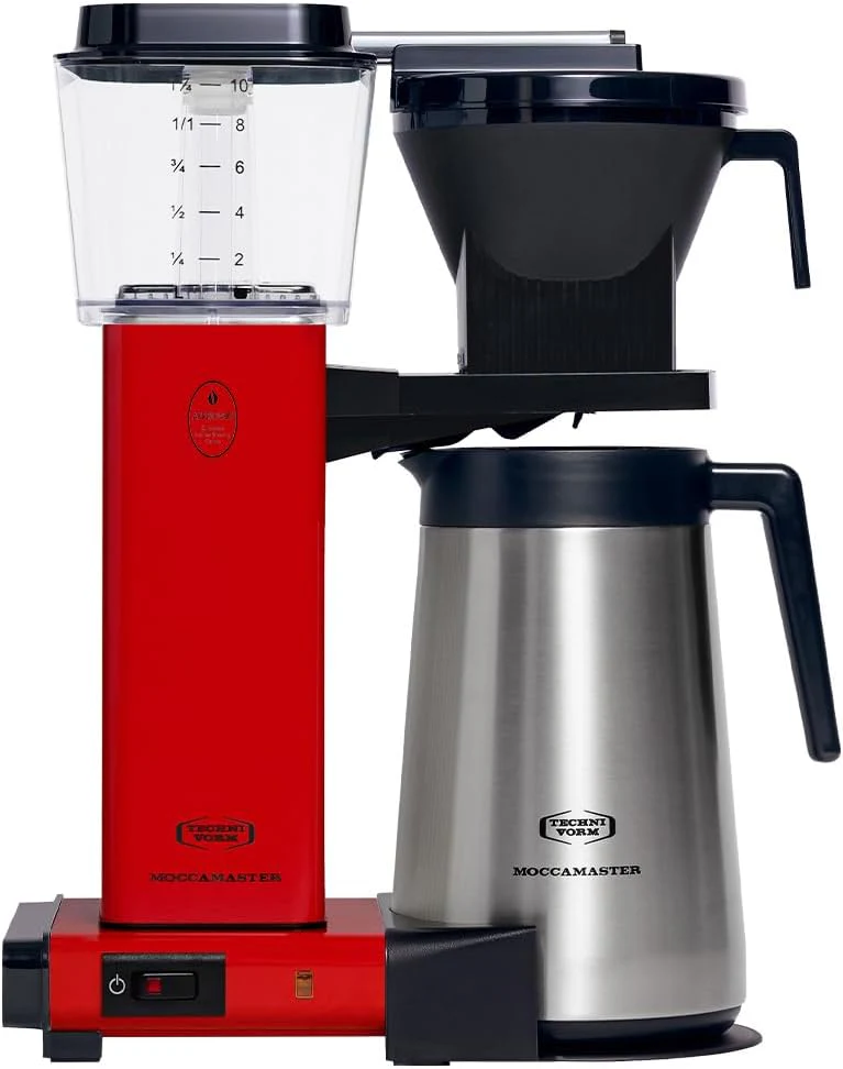 Moccamaster KBGT, filterkoffiezetapparaat met thermoskan, filterkoffiezetapparaat, Off-White, 1.25L