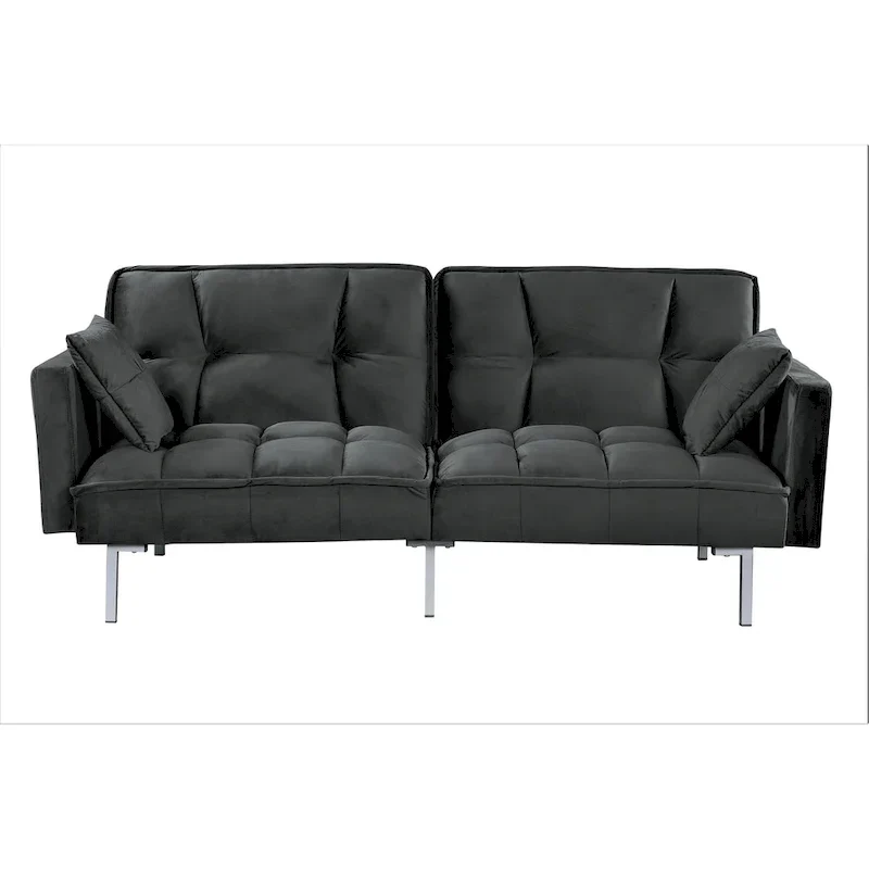 Bernal 75.6-Inch Velvet Sleeper Sofa Bed