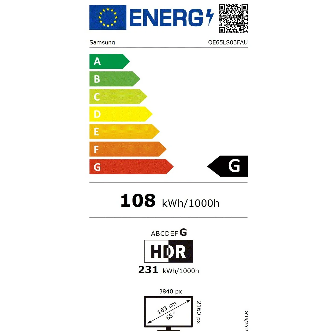 SAMSUNG TV 65