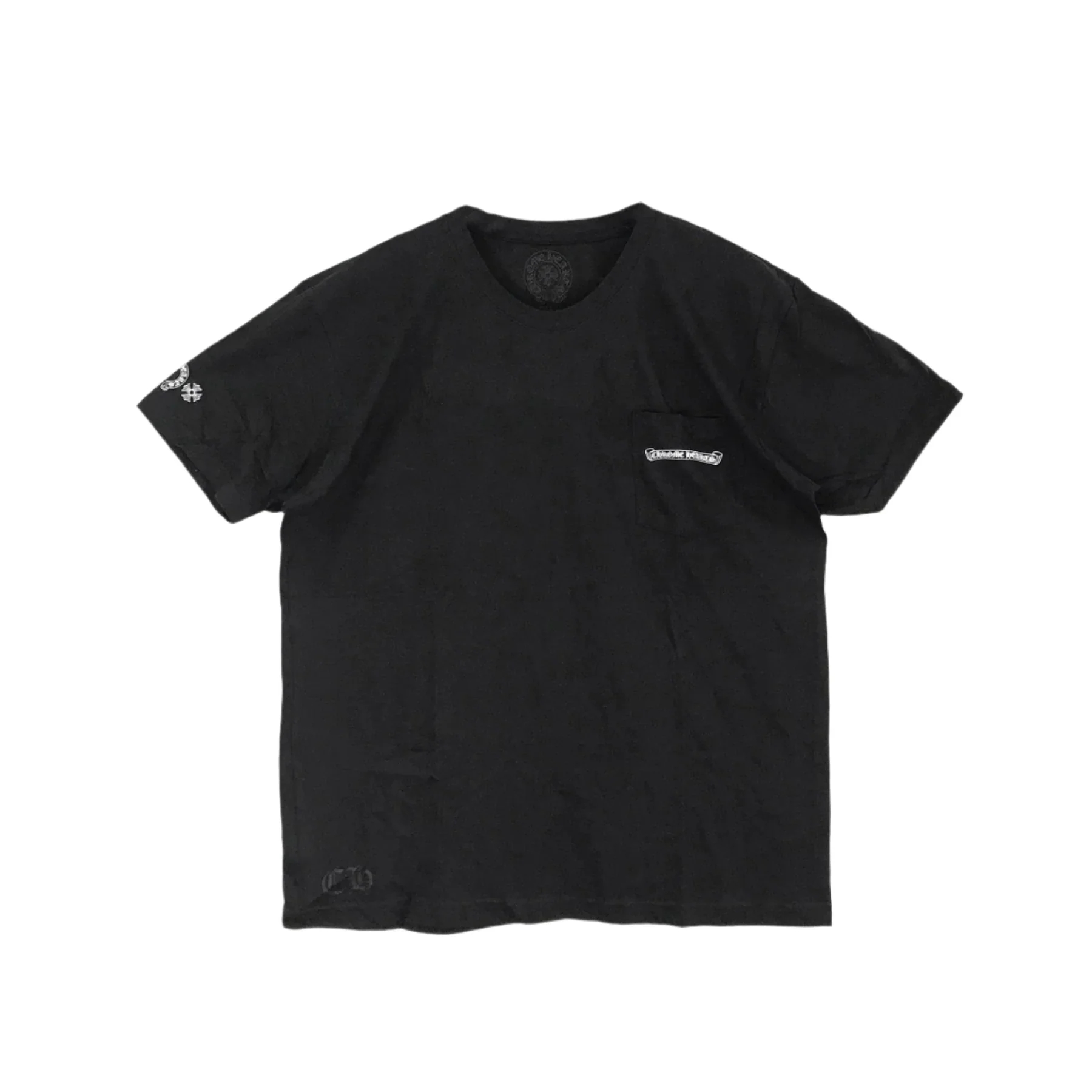 Multi Color Cross Scroll Logo Short Sleeve T-shirt
