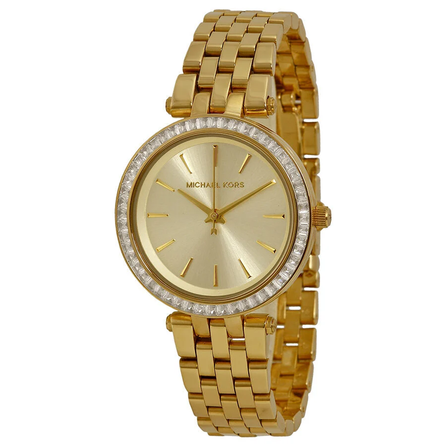 Michael Kors Mini Darci Gold Sunray Dial Gold Women's Watch - MK3365