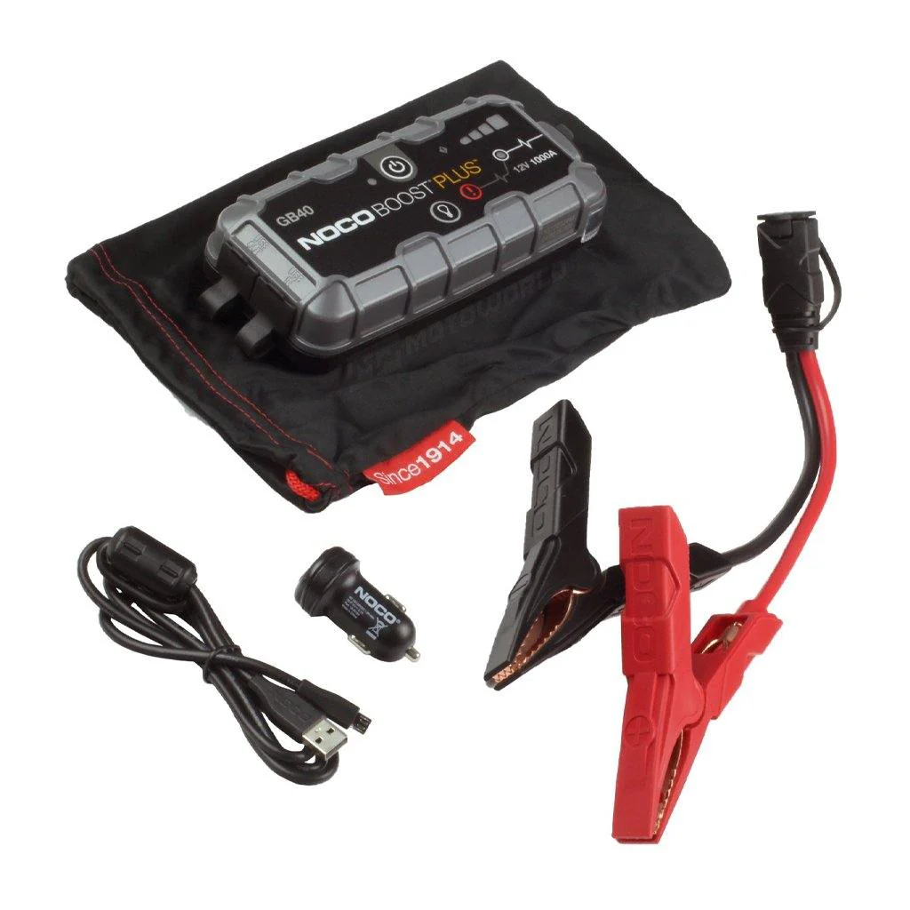 2025 NOCO GB40 BOOST PLUS 1000A Arrancador de Batería de Litio UltraSafe