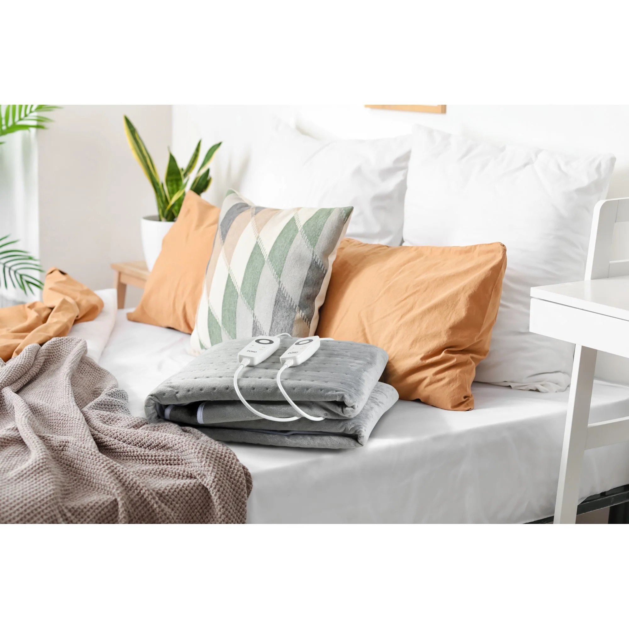 Domo Wärmeunterbett DO642ED, 140 x 160cm, grau