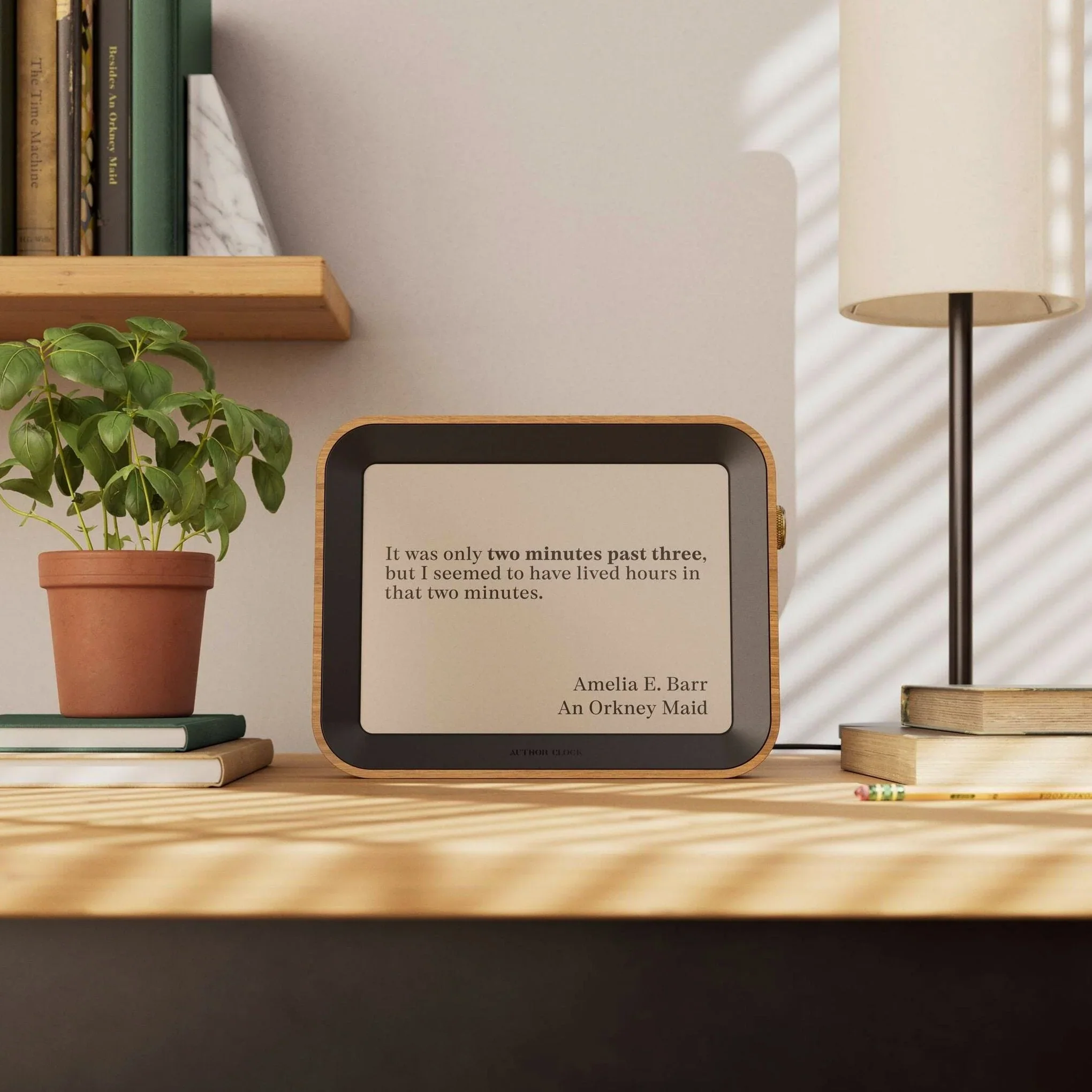 Author Clock - Large