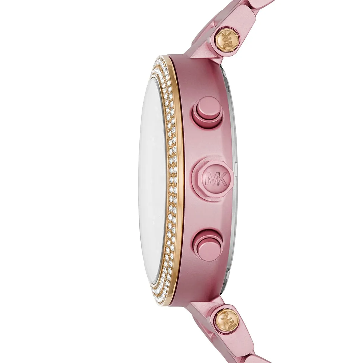 Michael Kors Parker Chronograph in Pink Aluminum Women's Watch - MK6806