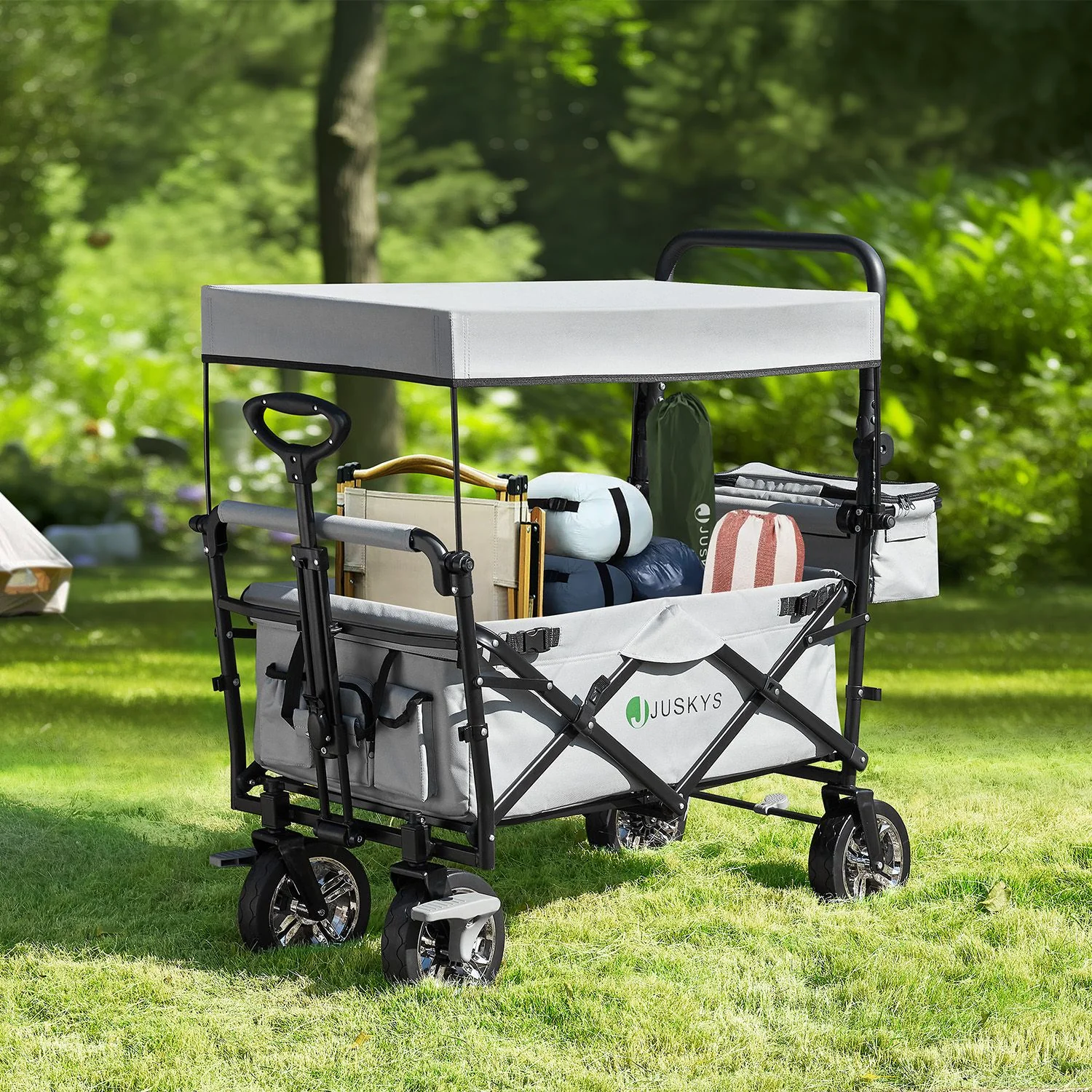 2025 Carro plegable con techo y bolsa