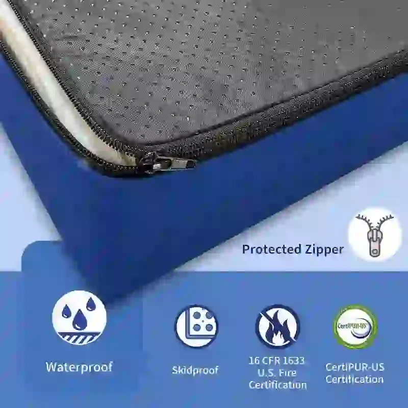 Adjustable Bed with Wireless Remote, Hospital Bed Base with/without Mattress