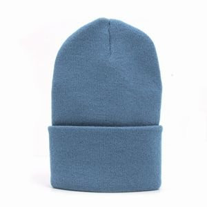 Light Blue Long Beanie Hat 5761