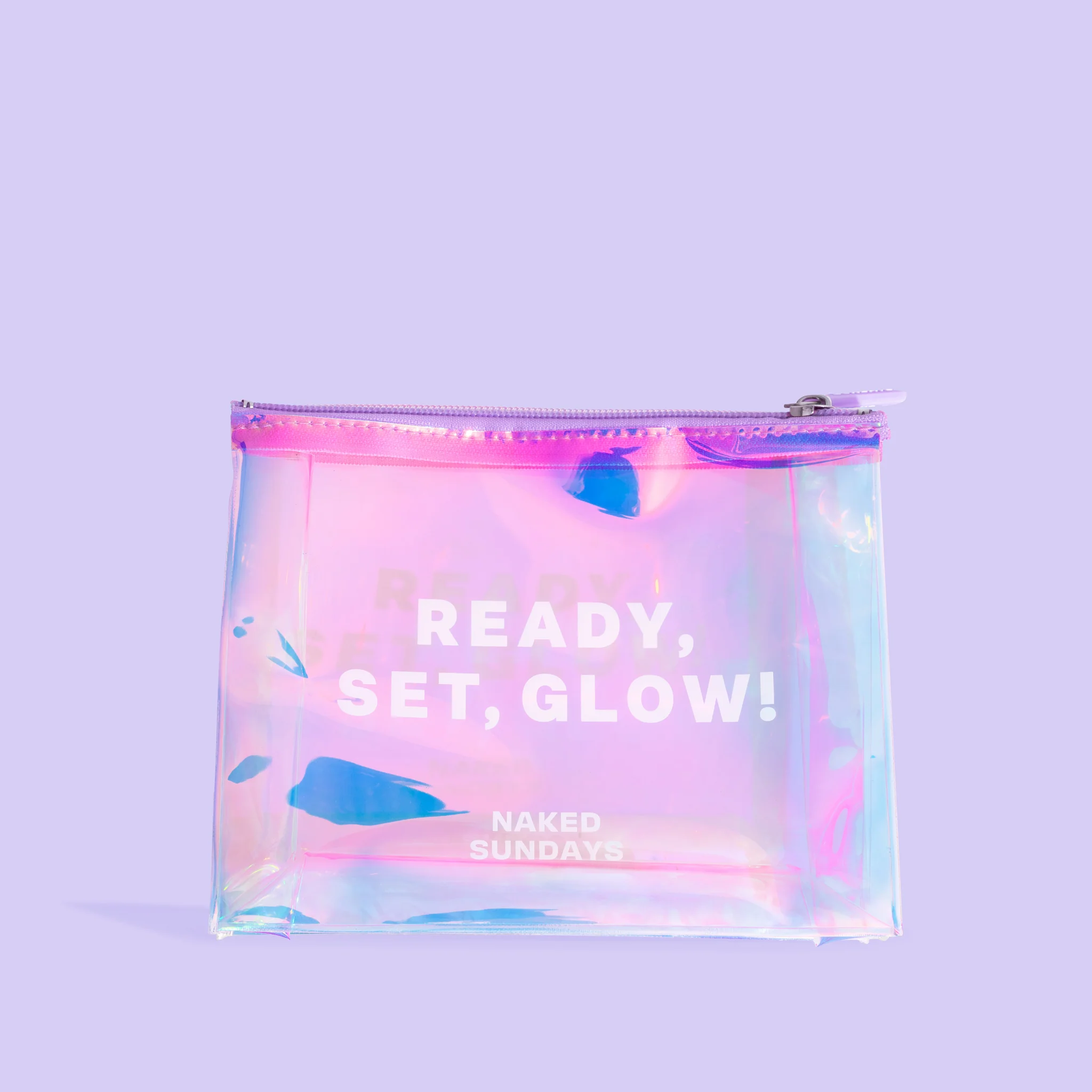 Naked Sundays Holographic Makeup Bag