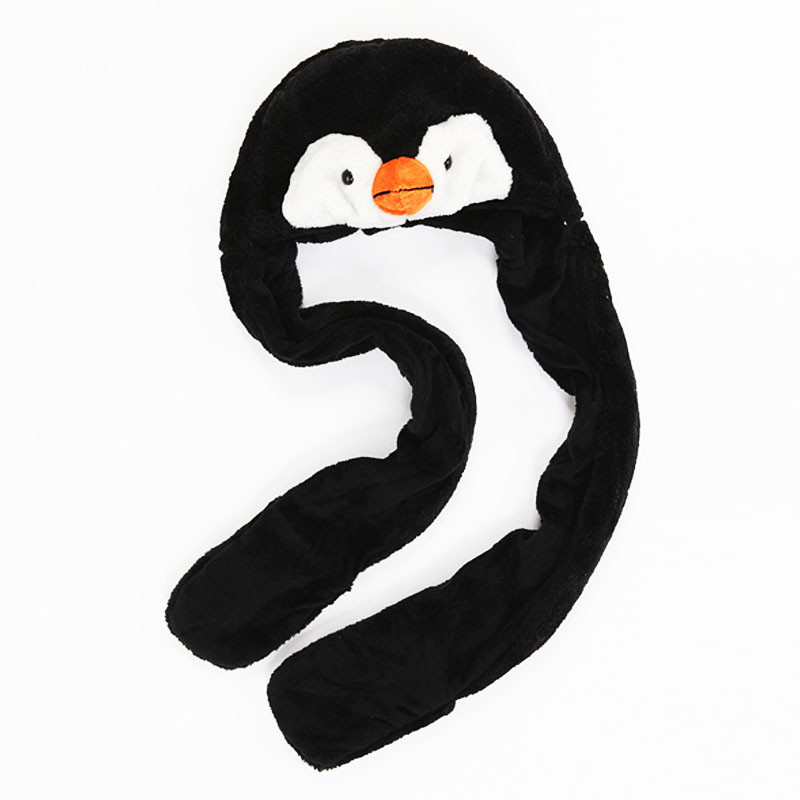 Penguin Hat with Paws/MIttens 5847