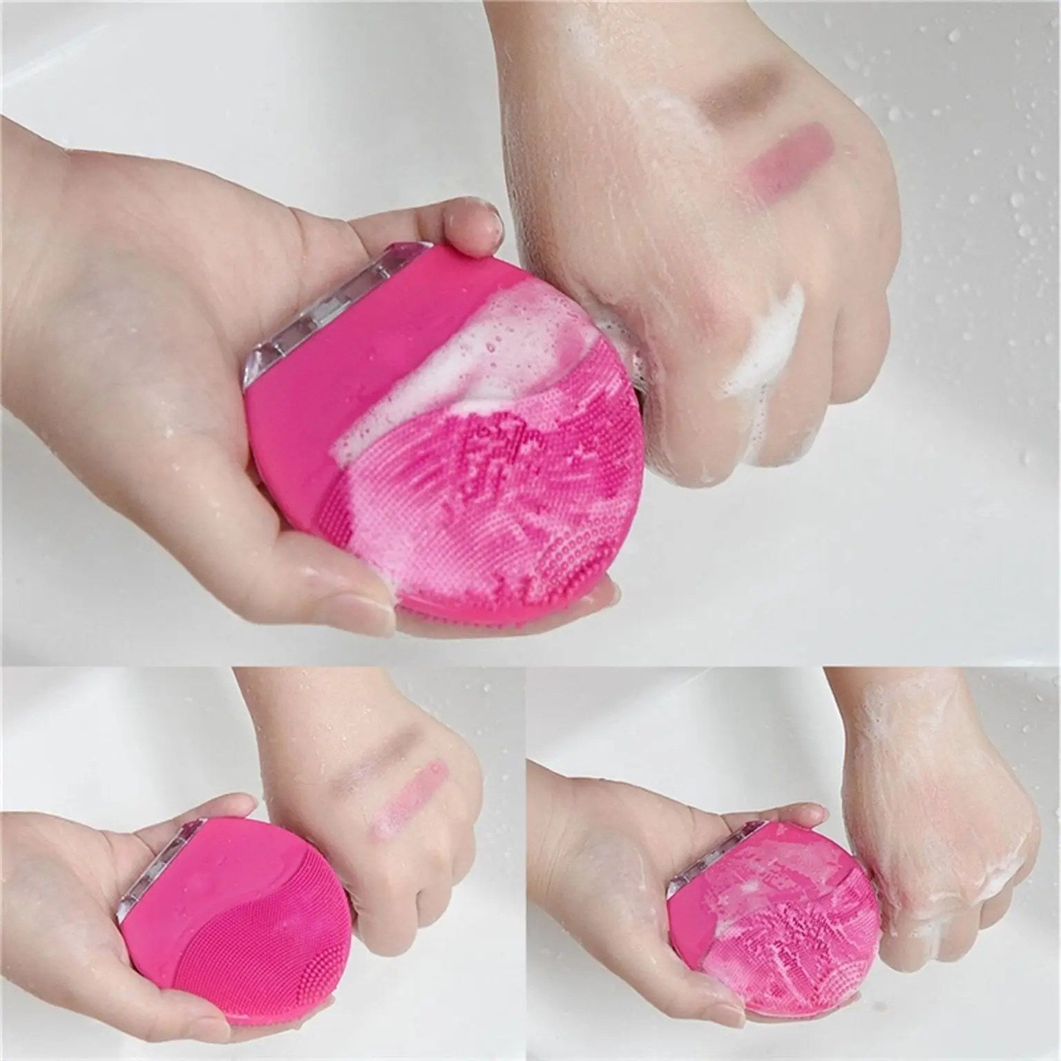 Silicon Face Cleansing Brush Facial Exfoliating Electric Rechargeable