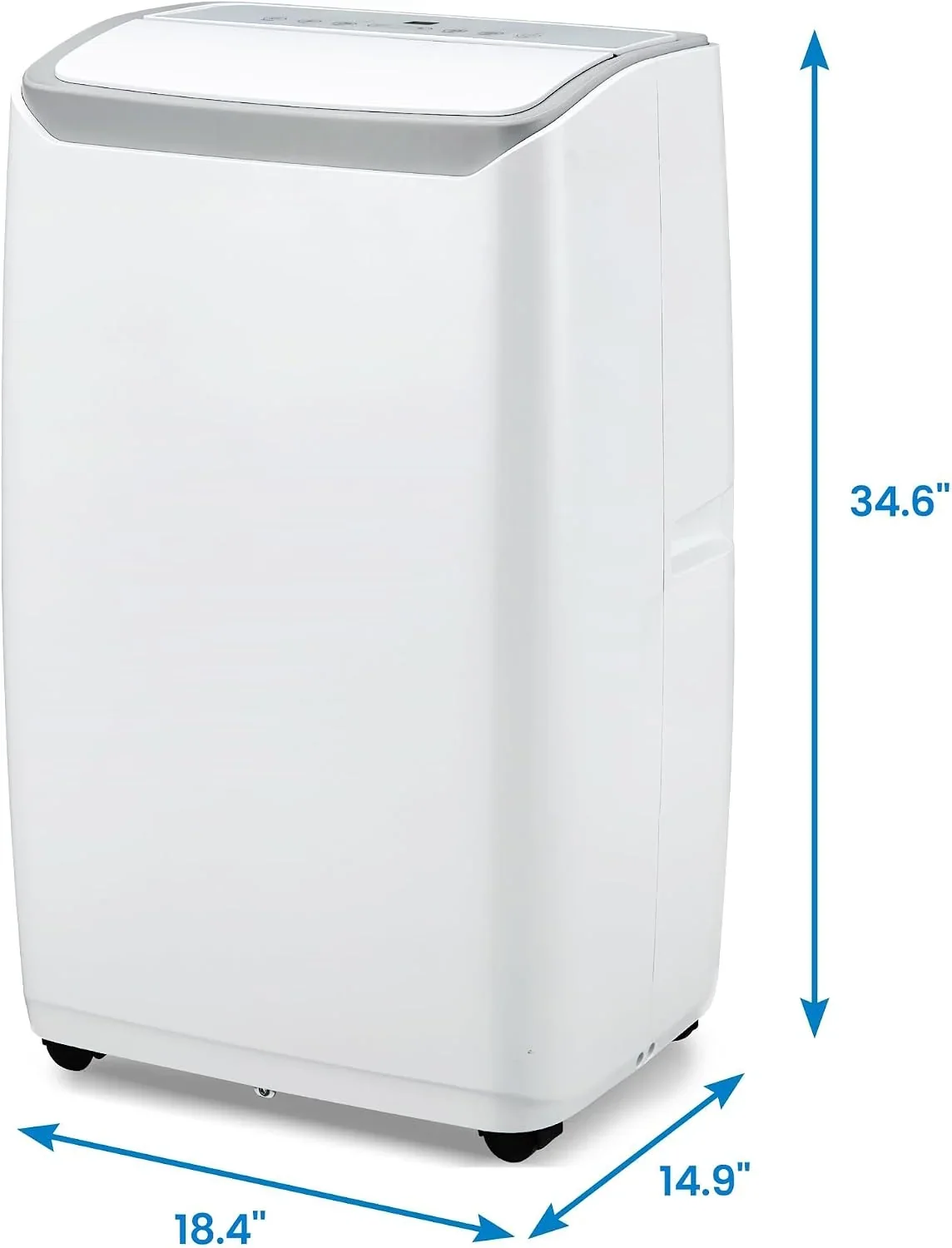 Aires acondicionados portátiles, AC portátil de 12000 BTU para habitaciones de hasta 550 pies cuadrados, AC 3 en 1 con enfriamiento rápido, deshumidificador y ventilador de tres velocidades, temporizador de 24 h/control remoto/ultra silencioso para