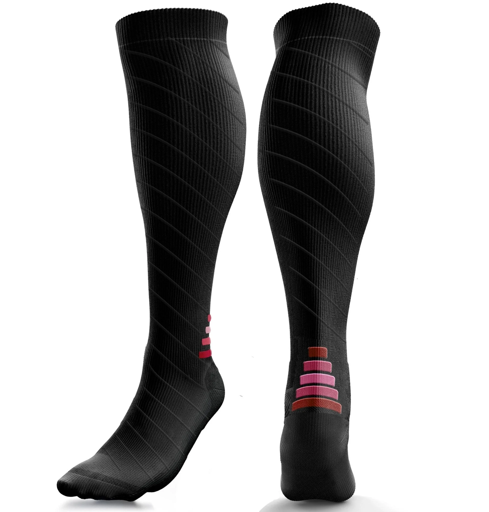 Compression Socks for Women & Men (20-30 mmHg), Knee-High Flight Socks
