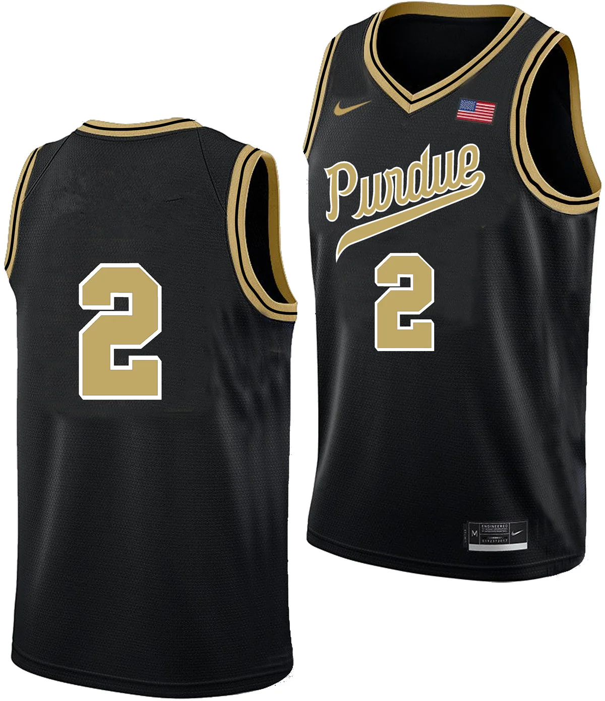 Men's #2 Fletcher Loyer  Purdue Boilermakers College Basketball Jersey