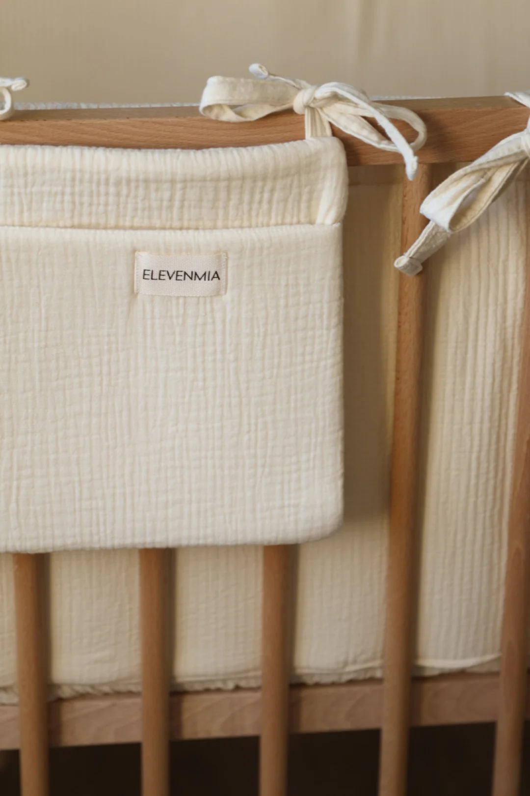 Organizador de cuna Gasa Cruda